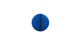 Honeycomb Ball - Blue - 10 cm - 1 stk./ps