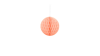 Honeycomb Ball - Light Peach - 10 cm - 1 stk./ps