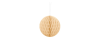 Honeycomb Ball - Light Cream - 10 cm - 1 stk./ps