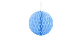 Honeycomb Ball - Light Blue - 20 cm - 1 stk./ps