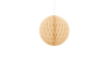 Honeycomb Ball - Light Cream - 20 cm - 1 stk./ps