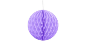 Honeycomb Ball - Lilla - 30 cm - 1 stk./ps