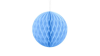 Honeycomb Ball - Light Blue - 30 cm - 1 stk./ps