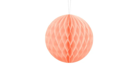 Honeycomb Ball - Light Peach - 30 cm - 1 stk./ps