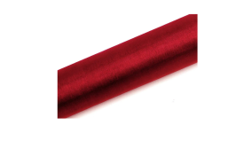 Bordber Organza  16 cm x 9 meter-  Red